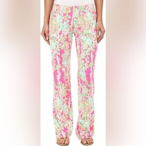 Lilly Pulitzer Georgia May Elastic Waist Pull On Palazzo Pants Size XS